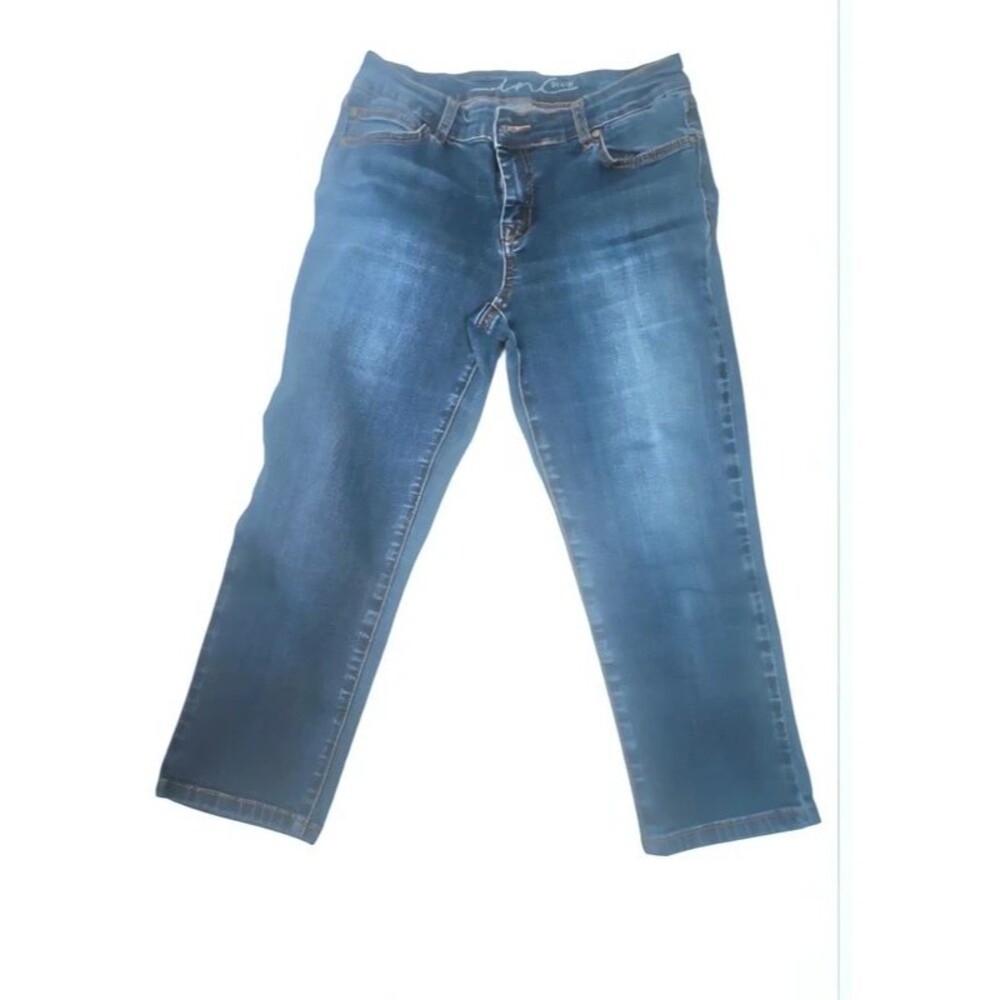 INC International Concepts Blue Capris Jeans. 8P